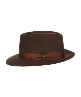 Italiaanse Fedora Hoed | Bruin