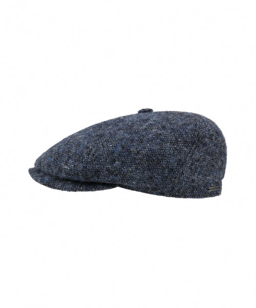 6-Panel Donegal Wool Cap | Blue