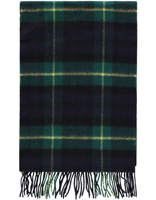 Lambswool Scarf Check | New Green and Yellow Tartan