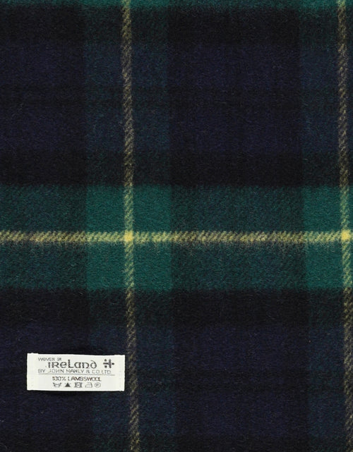 Lambswool Scarf Check | New Green and Yellow Tartan