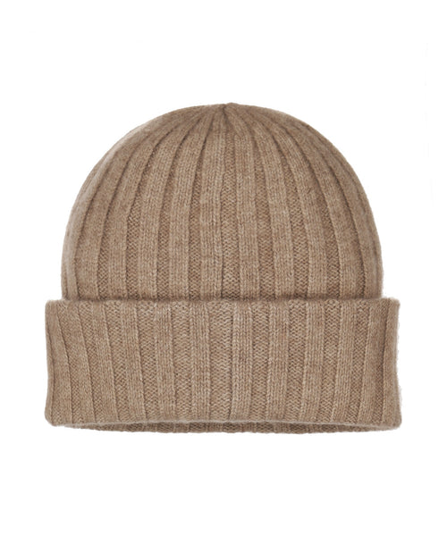 Beanie Undyed Cashmere | Brown