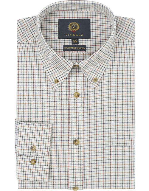 Viyella Shirt Button Down | Brown