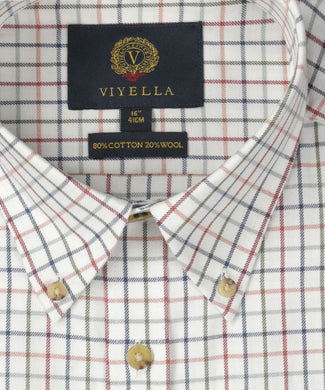 Viyella Shirt Button Down | Brown