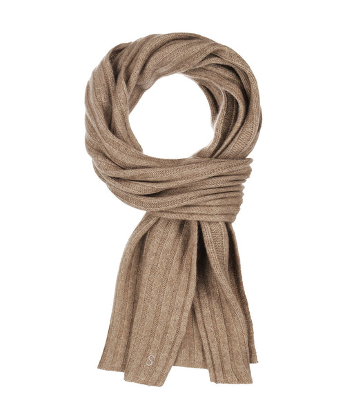 Stetson Scarf Undyed Cashmere Sustainable | Brown