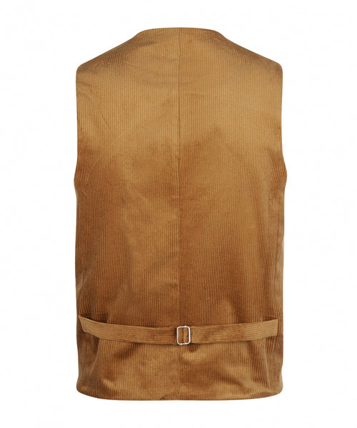 Wellington Gilet Corduroy | Bruin