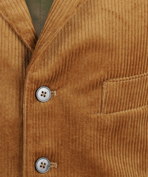 Wellington Gilet Corduroy | Bruin