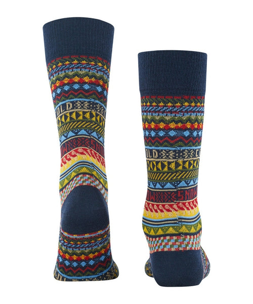 Burlington Snow Isle Men's Socks | Blue