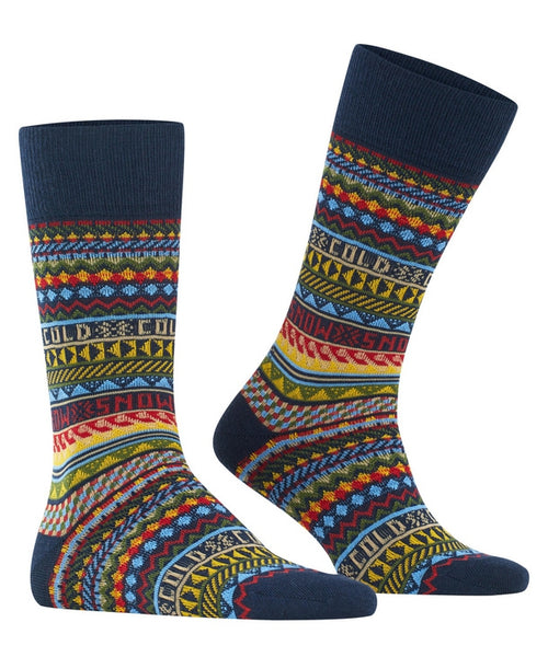 Burlington Snow Isle Men's Socks | Blue