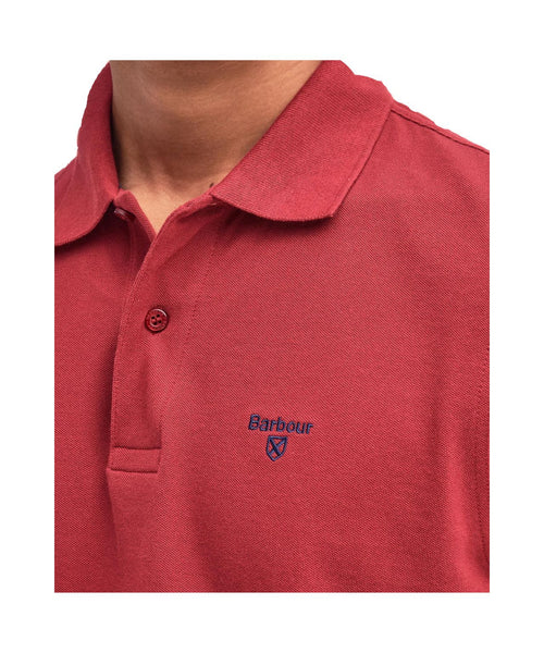 Barbour Lightweight Sports Polo | Red