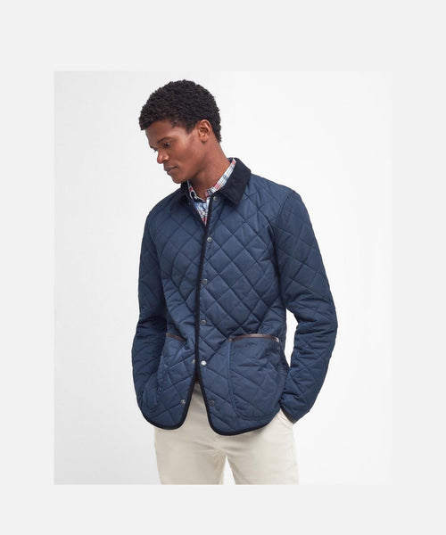 Barbour Baston Liddesdale Quilt | Navy Blue