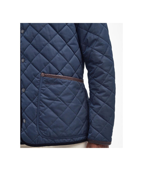 Barbour Baston Liddesdale Quilt | Navy Blue