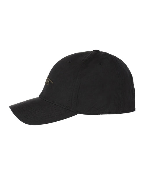 Baseball Cap Waxed Cotton WR | Zwart