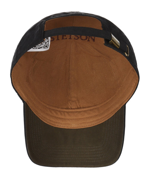 Baseball Cap Waxed Cotton WR | Zwart