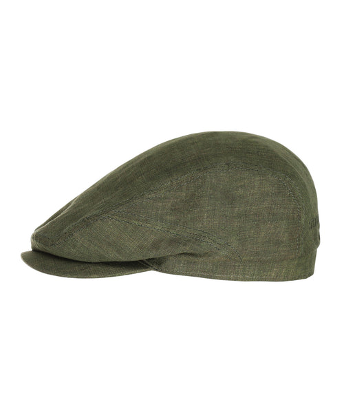 Driver Cap Linnen | Olijf Groen