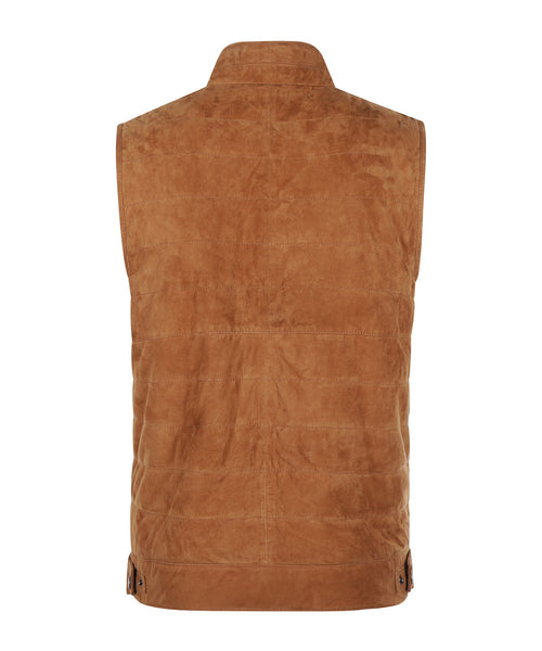 Wellington Bodywarmer Leather | Brown