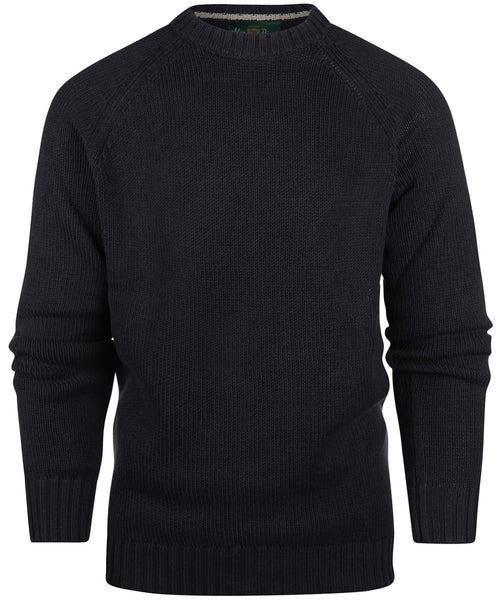 Alan Paine Crew Neck | Navy Blue