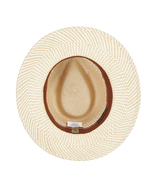 Panama Hat Fashion two tone | Brown