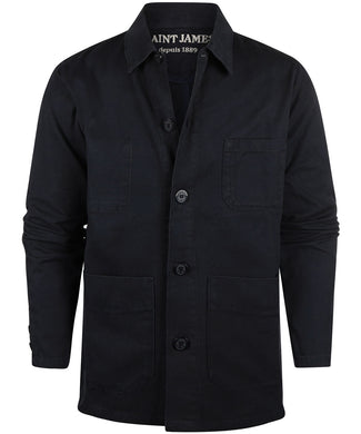 Saint James Sirocco Overshirt | Navy Blauw