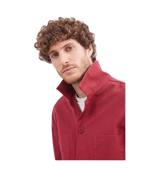 Saint James Sirocco Overshirt | Red