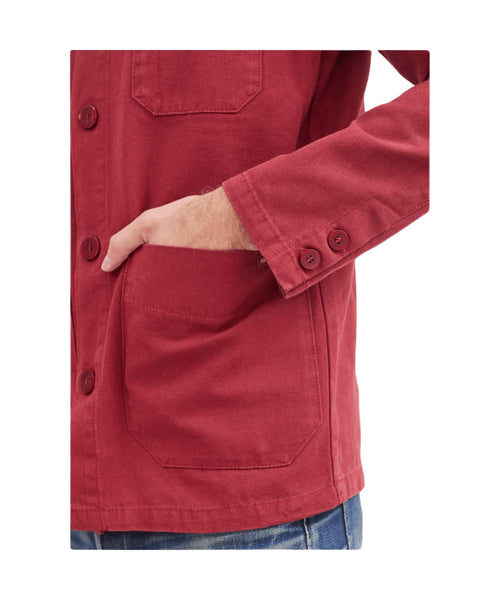 Saint James Sirocco Overshirt | Red