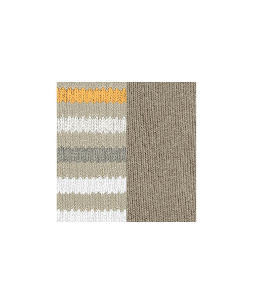 Burlington Sock Everyday Stripe 2-pack | Brown