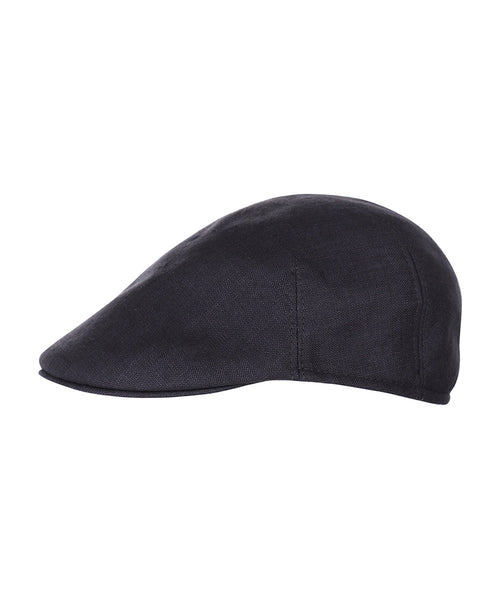 Soft Cap 100% Linen | Navy Blue