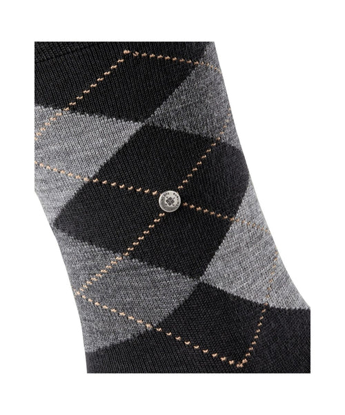 Burlington Edinburgh Men's Socks | Black