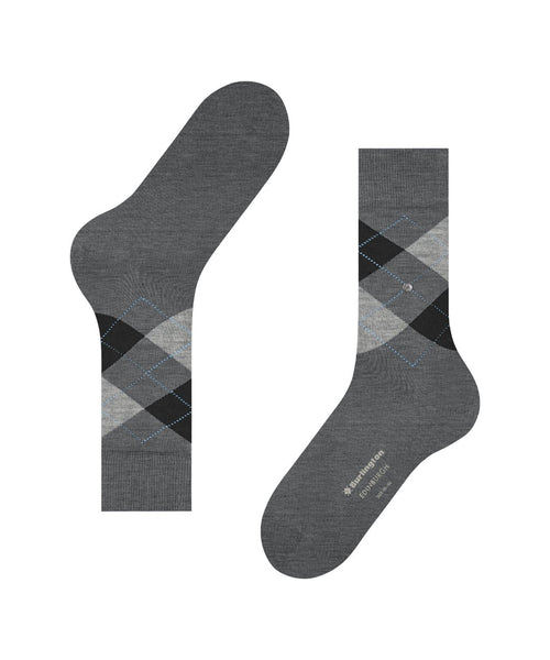 Burlington Edinburgh Men's Socks | Grey