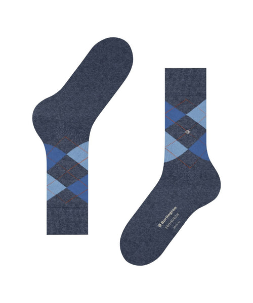 Burlington Edinburgh Men's Socks | Blue