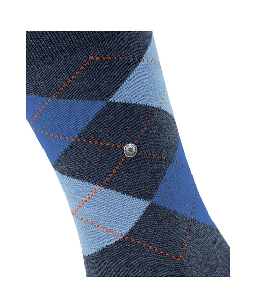 Burlington Edinburgh Men's Socks | Blue