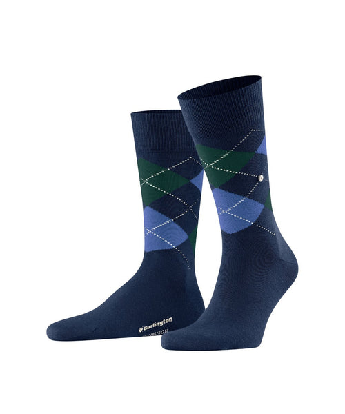 Burlington Edinburgh Men's Socks | Blue