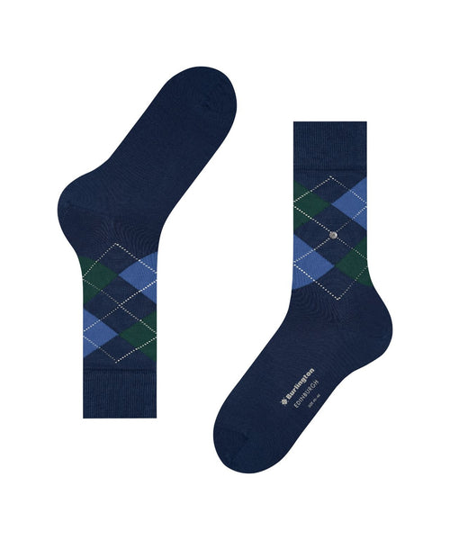 Burlington Edinburgh Men's Socks | Blue