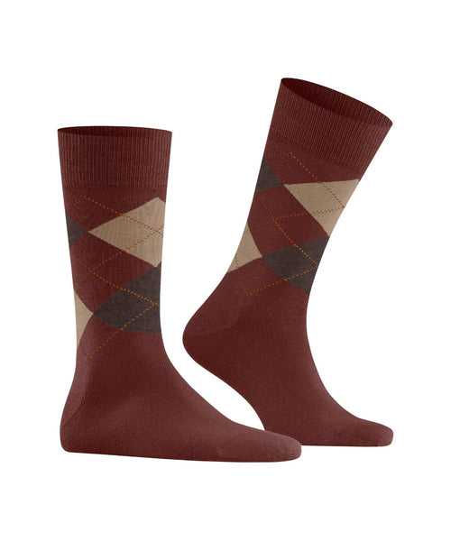 Burlington Edinburgh Men's Socks | Red