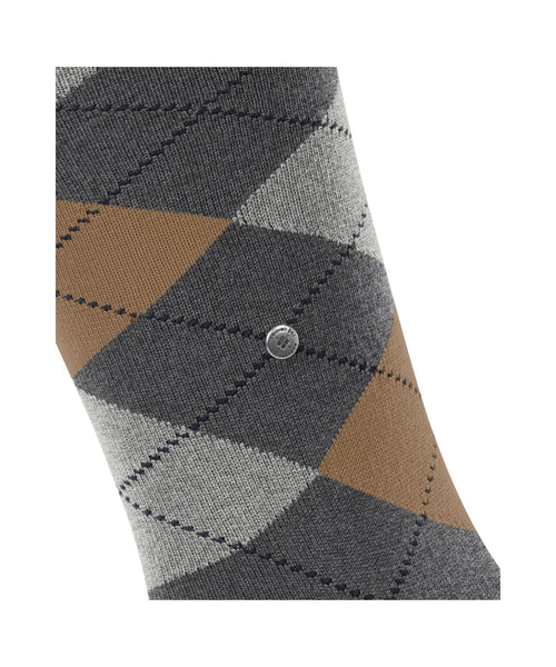 Burlington Edinburgh Men's Knee Socks | Grey