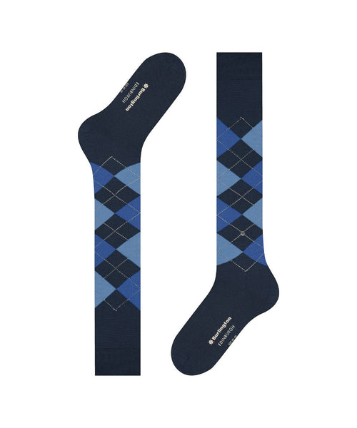 Burlington Edinburgh Men's Knee Socks | Blue