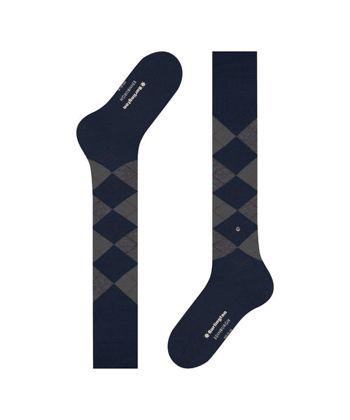 Burlington Edinburgh Men's Knee Socks | Blue