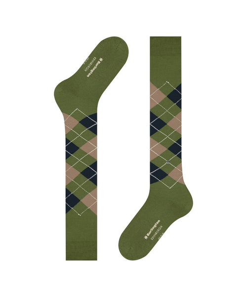 Burlington Edinburgh Men's Knee Socks | Green