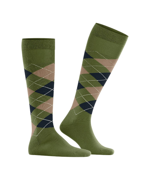 Burlington Edinburgh Men's Knee Socks | Green