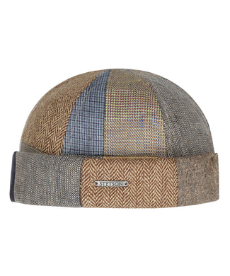 Stetson Docker Patchwork | Blauw Beige