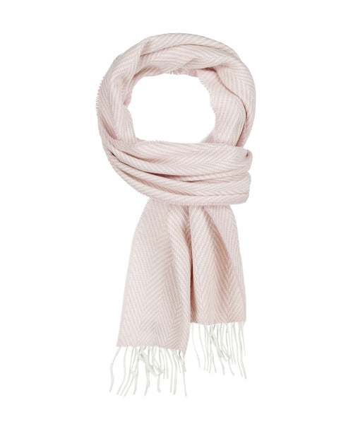 Lambswool/Cashmere Scarf | Pink