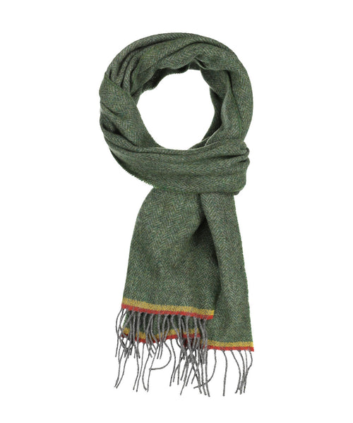 Lambswool Sjaal 30X210CM | Groen