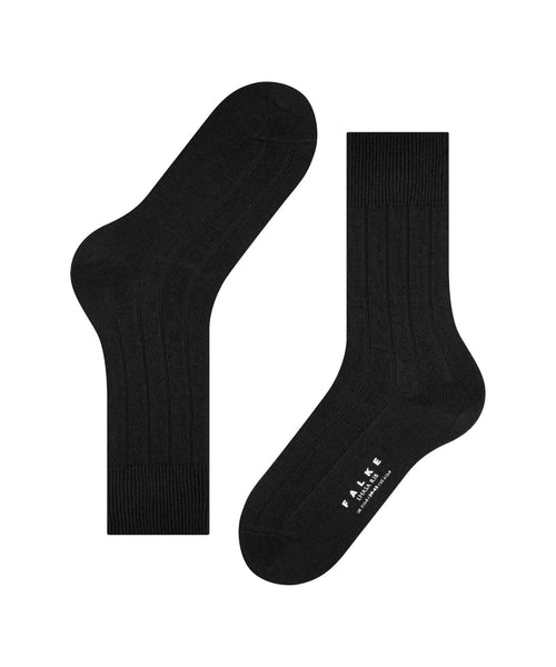 Lhasa Rib Men's Socks | Black