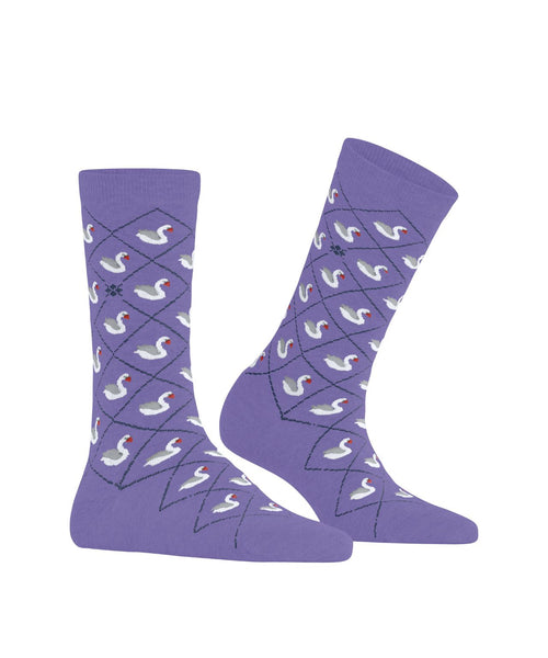 Burlington Swan Lake sock | Blue