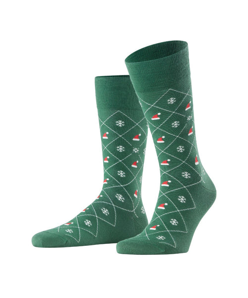 Burlington X-Mas Argyle sock | Green