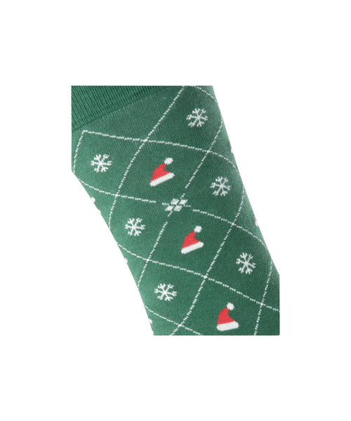 Burlington X-Mas Argyle sock | Green