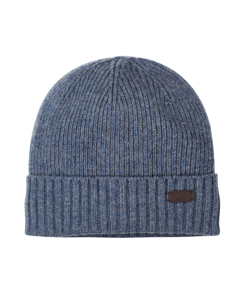 Barbour Carlton Beanie Hat | Denim Blue