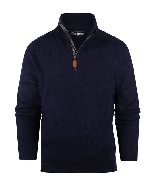 Barbour Talder Half Zip Knitted | Navy Blue