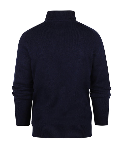 Barbour Talder Half Zip Knitted | Navy Blue