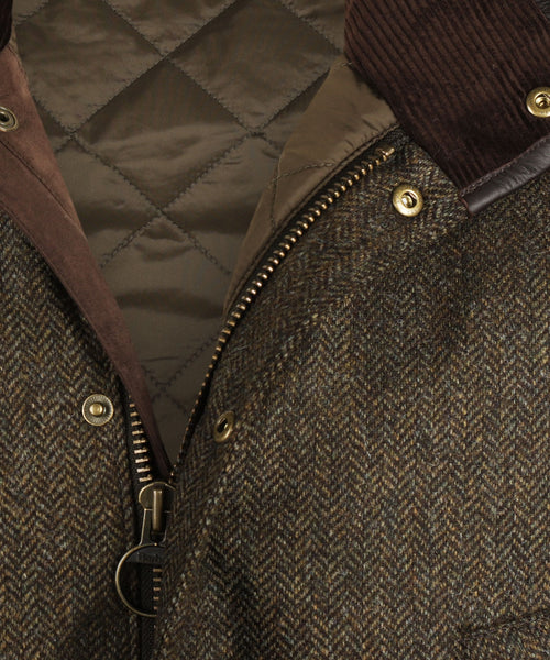 Barbour Hereford Tweed Wool Jacket | Green