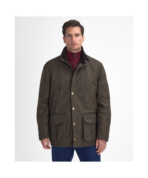 Barbour Hereford Tweed Wool Jacket | Green